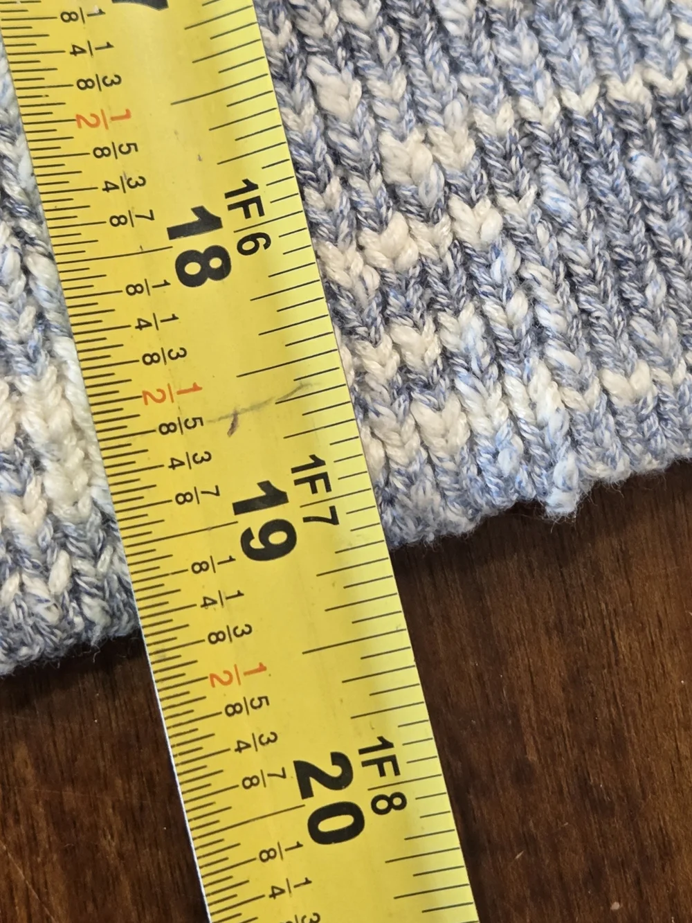 Loft Blue and White Open-Knit Sweater Vest Size L Coastal Preppy Cotton Blend